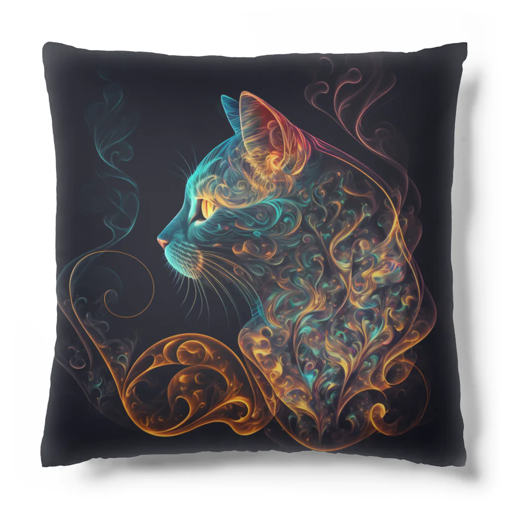 CulturesのSmoke- Cat Cushion