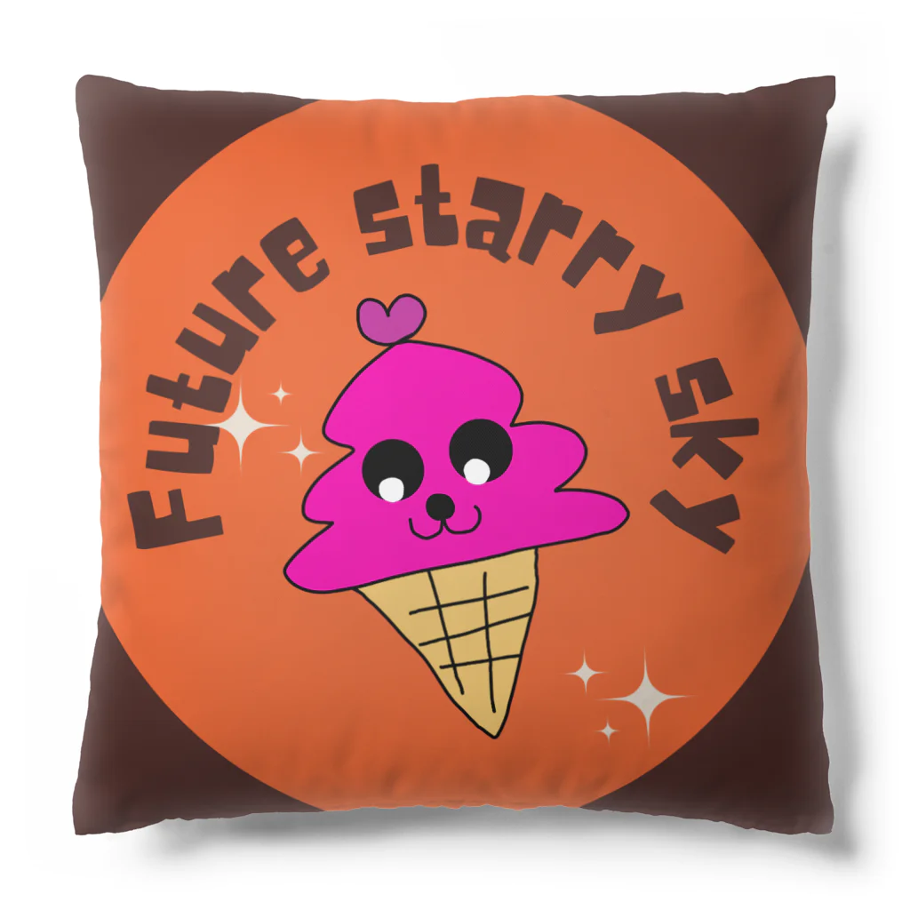 Future Starry Skyの苺ソフトクリーム🍓 Cushion