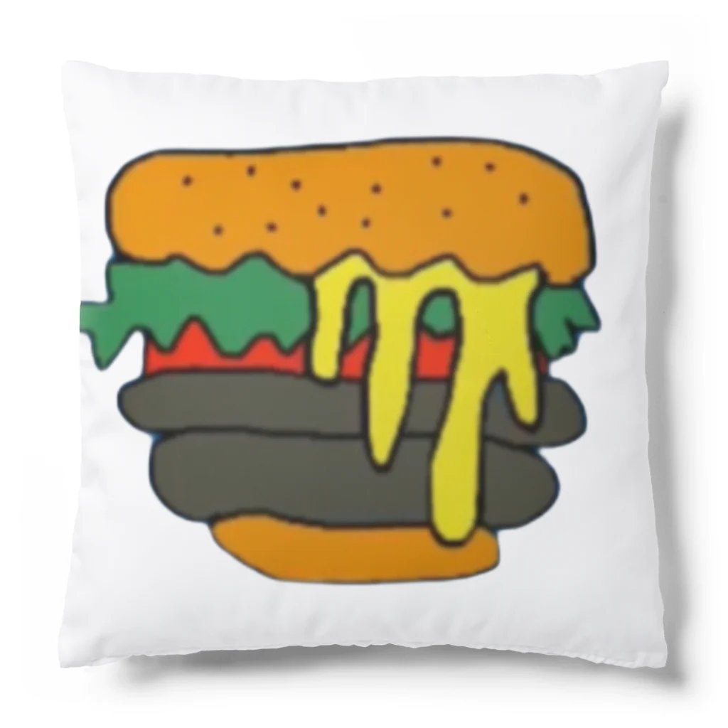 イソップマニア💙のハンバーガー Cushion