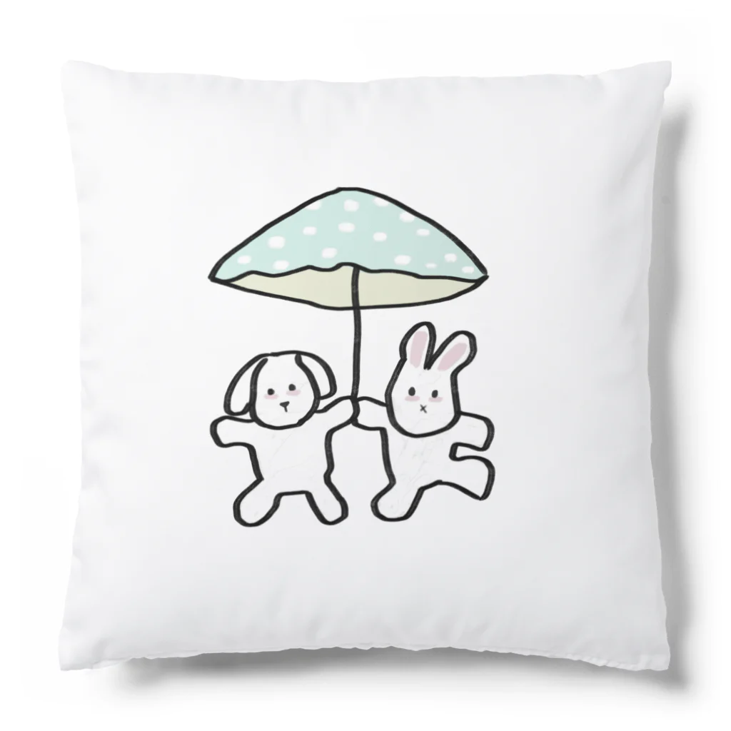 みにゆん　ねこの雨の日 Cushion