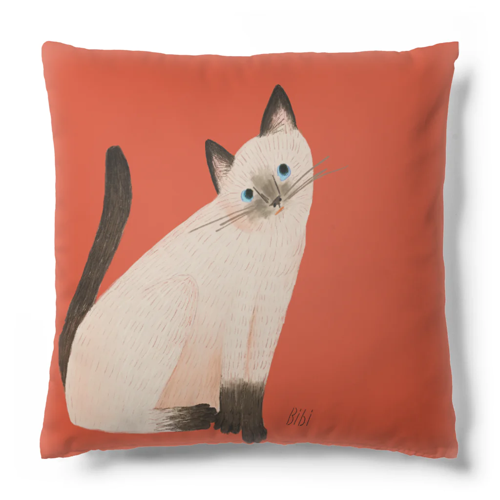 ネコノートショップ（neco-note shop）のビビ（つかねこ） Cushion