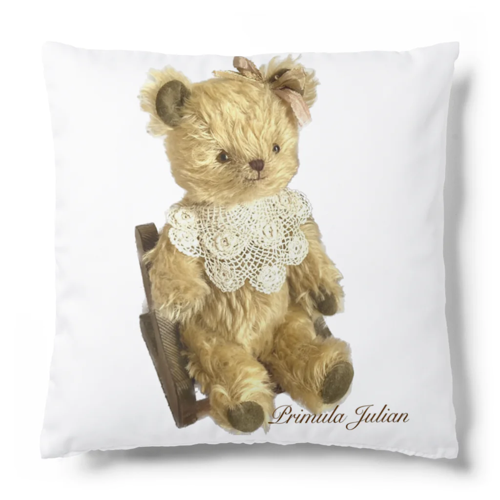 primula_julians_goodsshopのPrimula Julianのおすわりくまさん Cushion