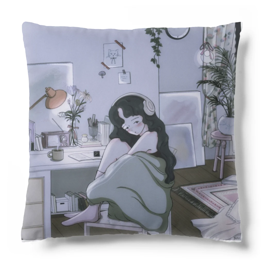 01-の見ないで...ちゃん Cushion