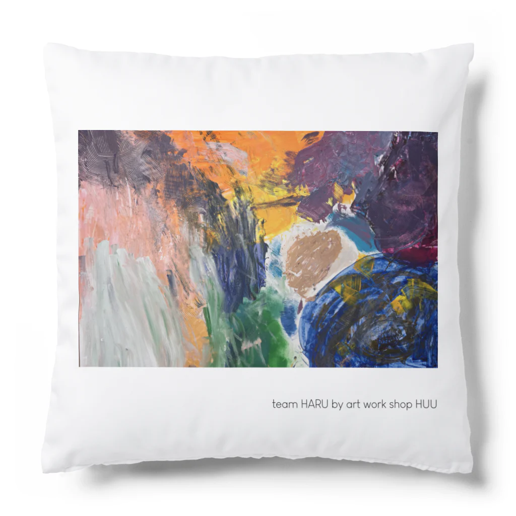 art workshop Huuのteam HARU「春の太陽」 Cushion