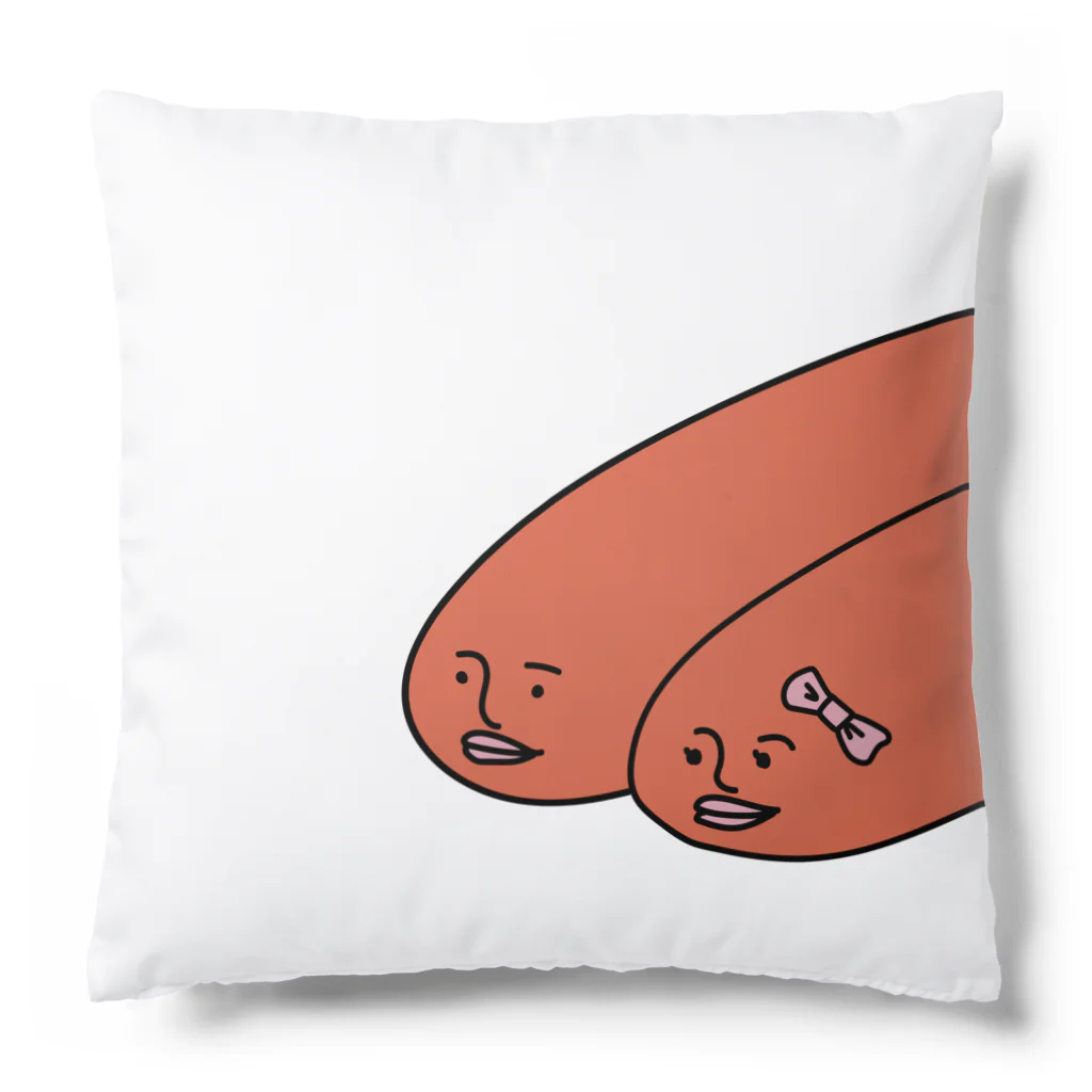 ピンペグの明太くんと太子さん Cushion