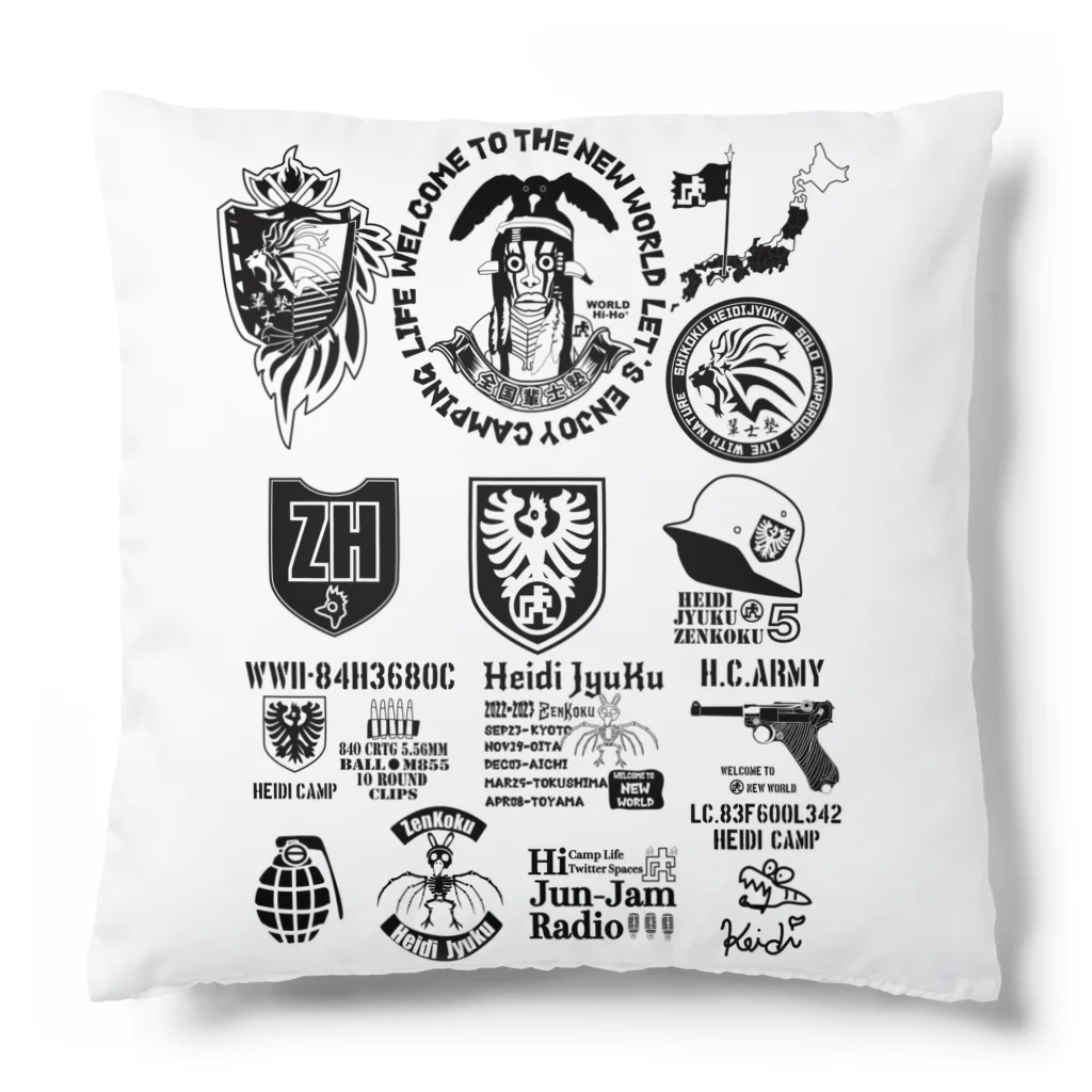 ハイジのキャンプのTATOO Cushion