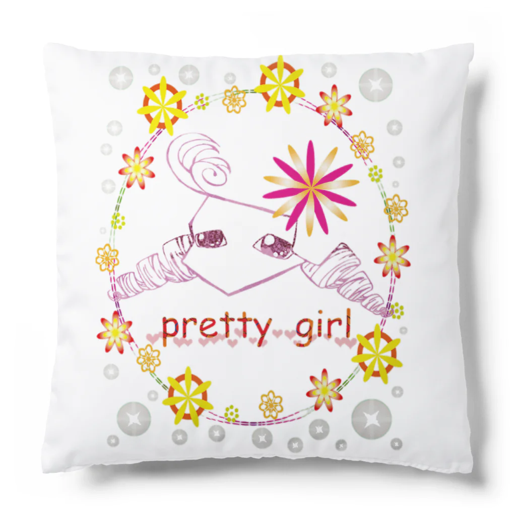 JapaneseArt Yui Shopのpretty girl クッション