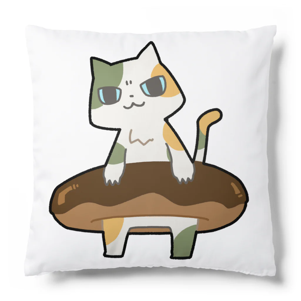 うさやのドーナツをゲットしてご満悦の猫 Cushion