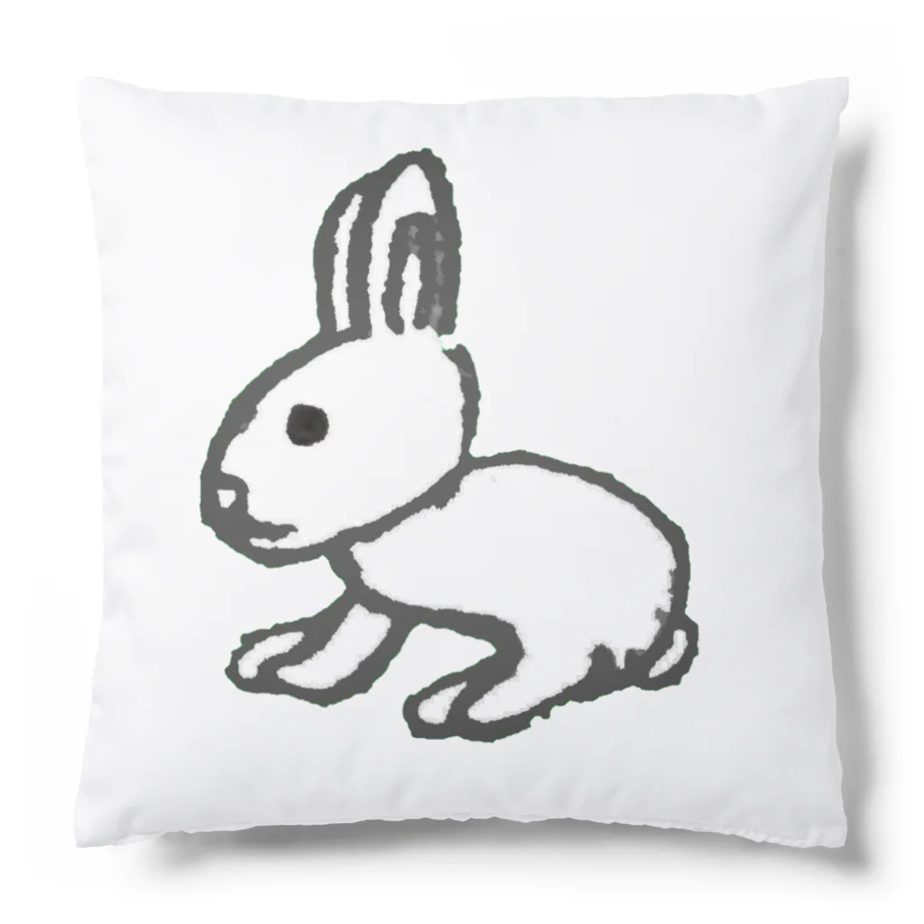 ホワイトラビットの白い兎 Cushion