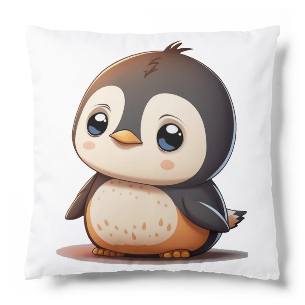 チビアニメのチビペンギン Cushion