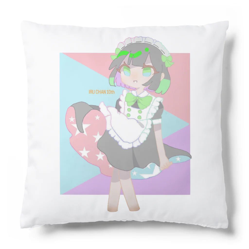 いるちゃん🐬💚の【だっちゃコラボ】IRUCHAN 10thパーカー Cushion