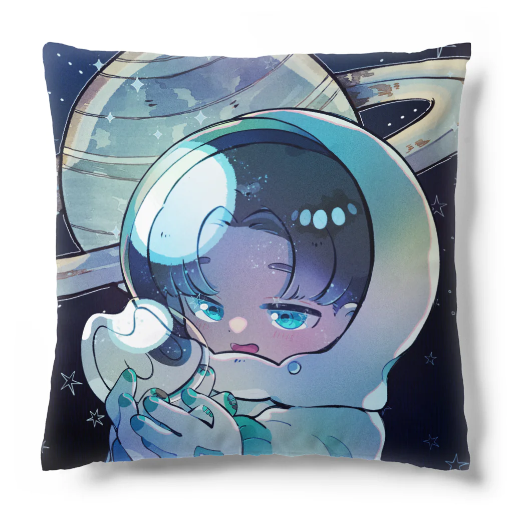 てきとのグッズ展の宇宙でも相棒と一緒！クッション Cushion