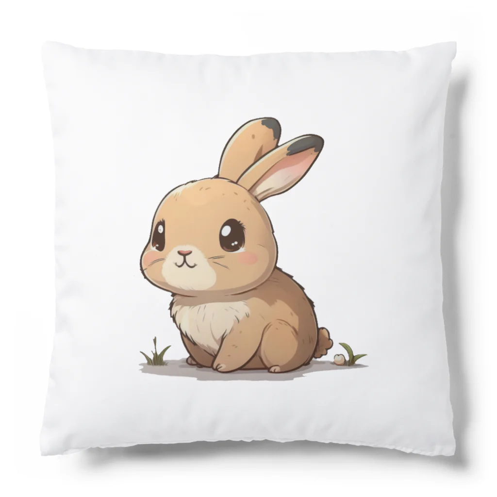 チビアニメのチビウサギ Cushion