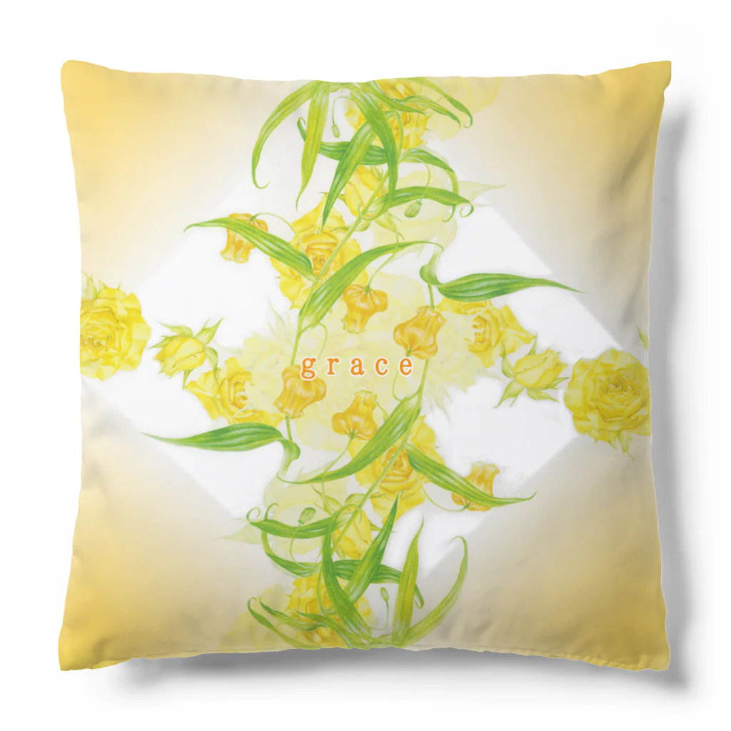 idumi-artの花曼荼羅🧡Grace🧡天の恵み Cushion