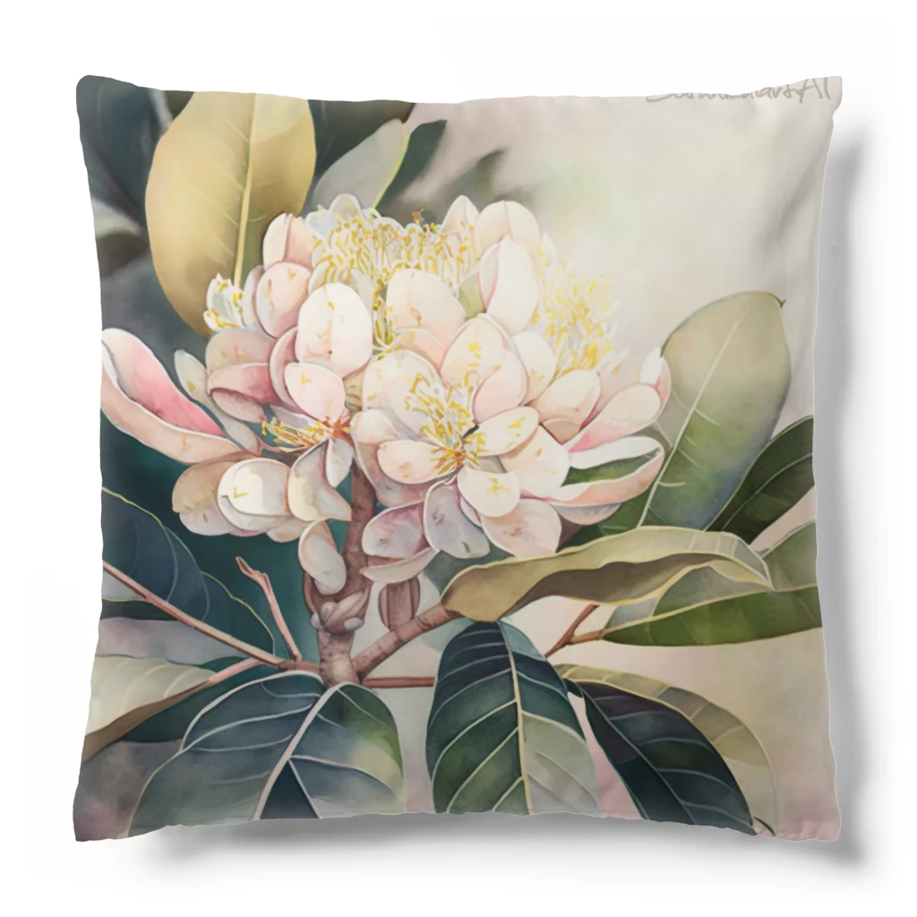 botanicalartAIの沈丁花 Cushion