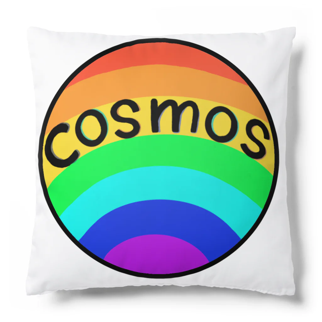 -cosmos-の虹色の星 クッション