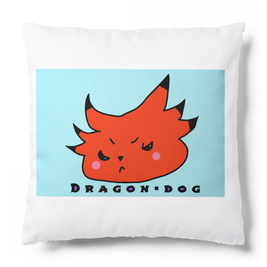 みつまめこshopのDragon×dog Cushion