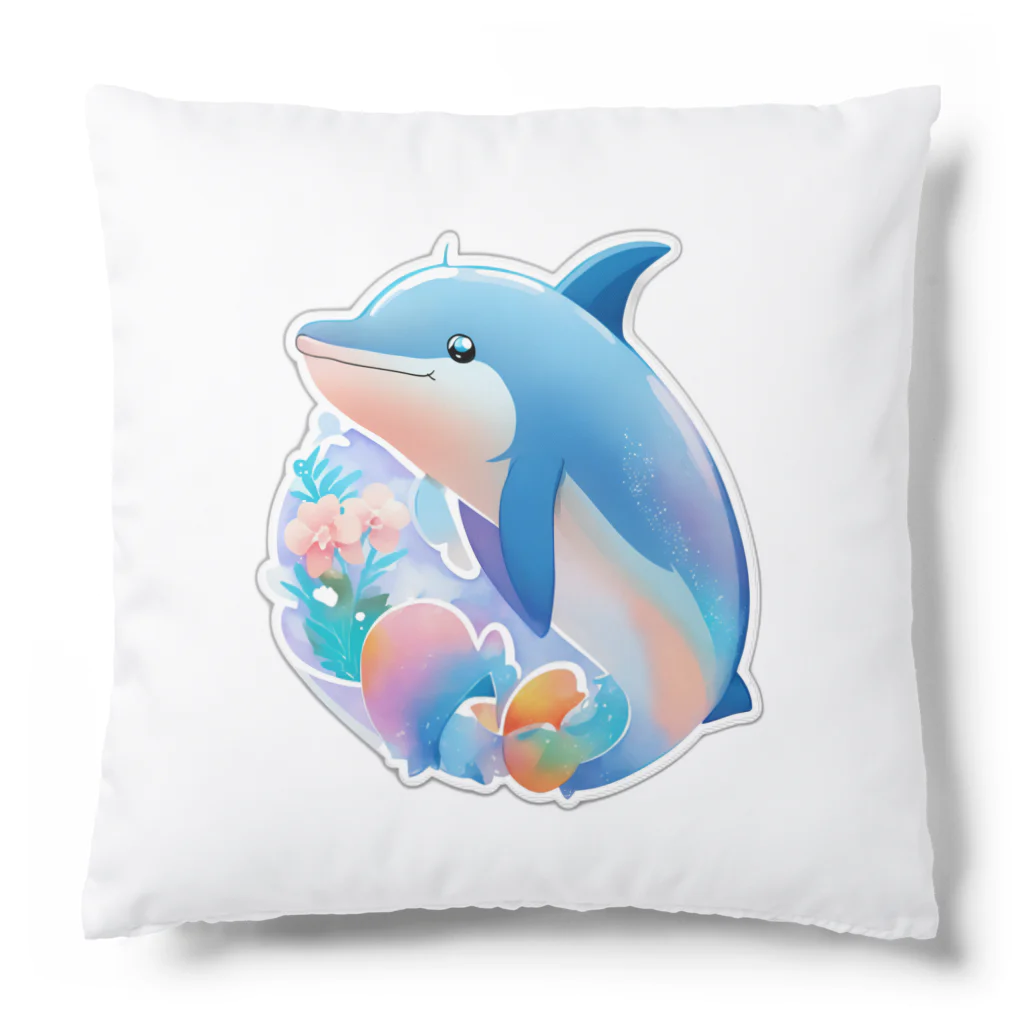 dolphineの可愛いイルカ Cushion