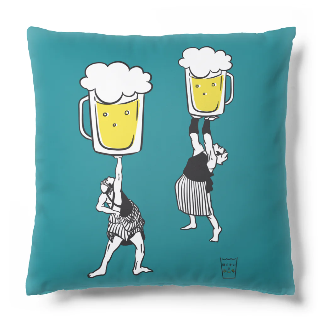 ari designの江戸が香る、北斎ビール Cushion