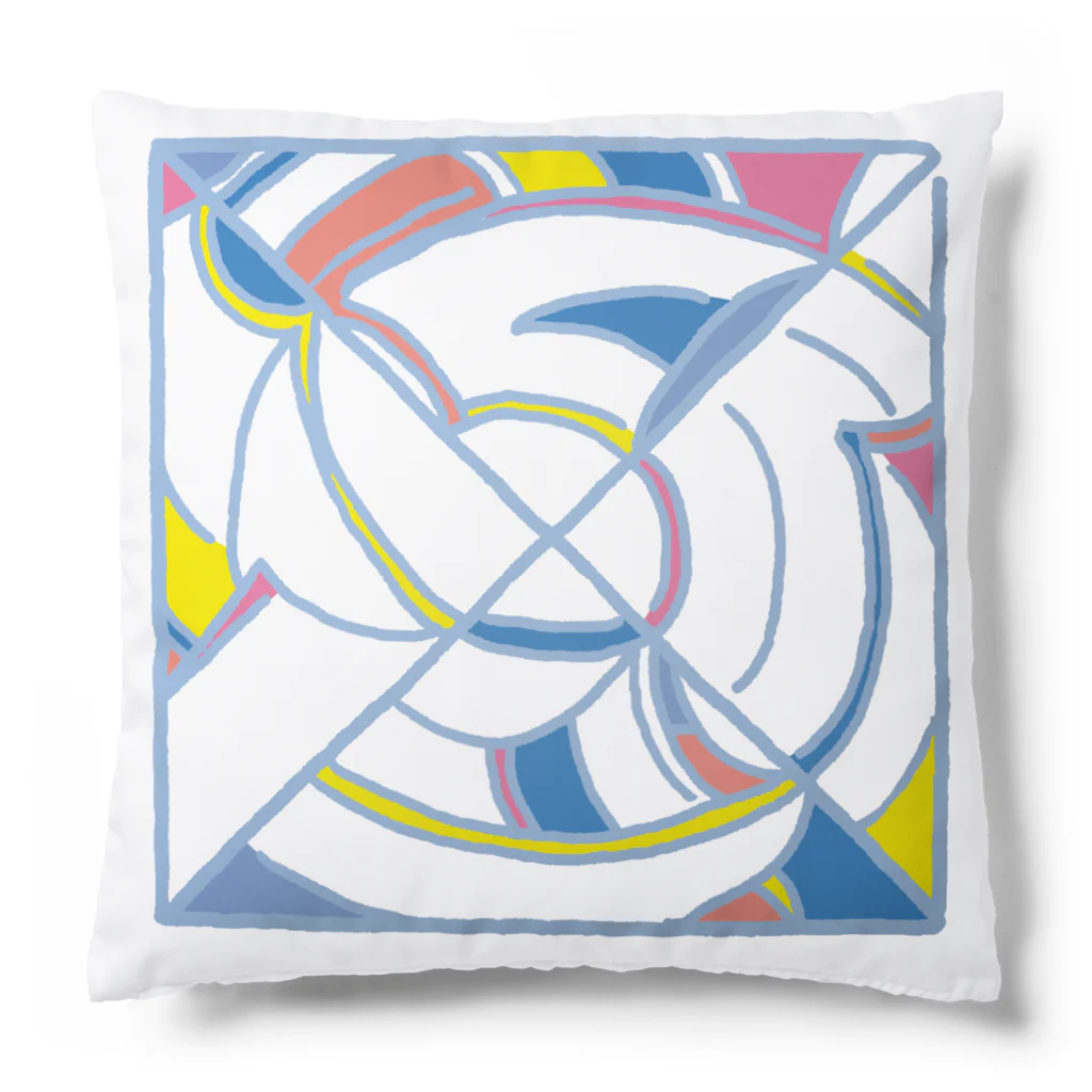 chika_shirakawaのKODAIPOP▲▼▲▼不思議な紋様「直弧文」 Cushion