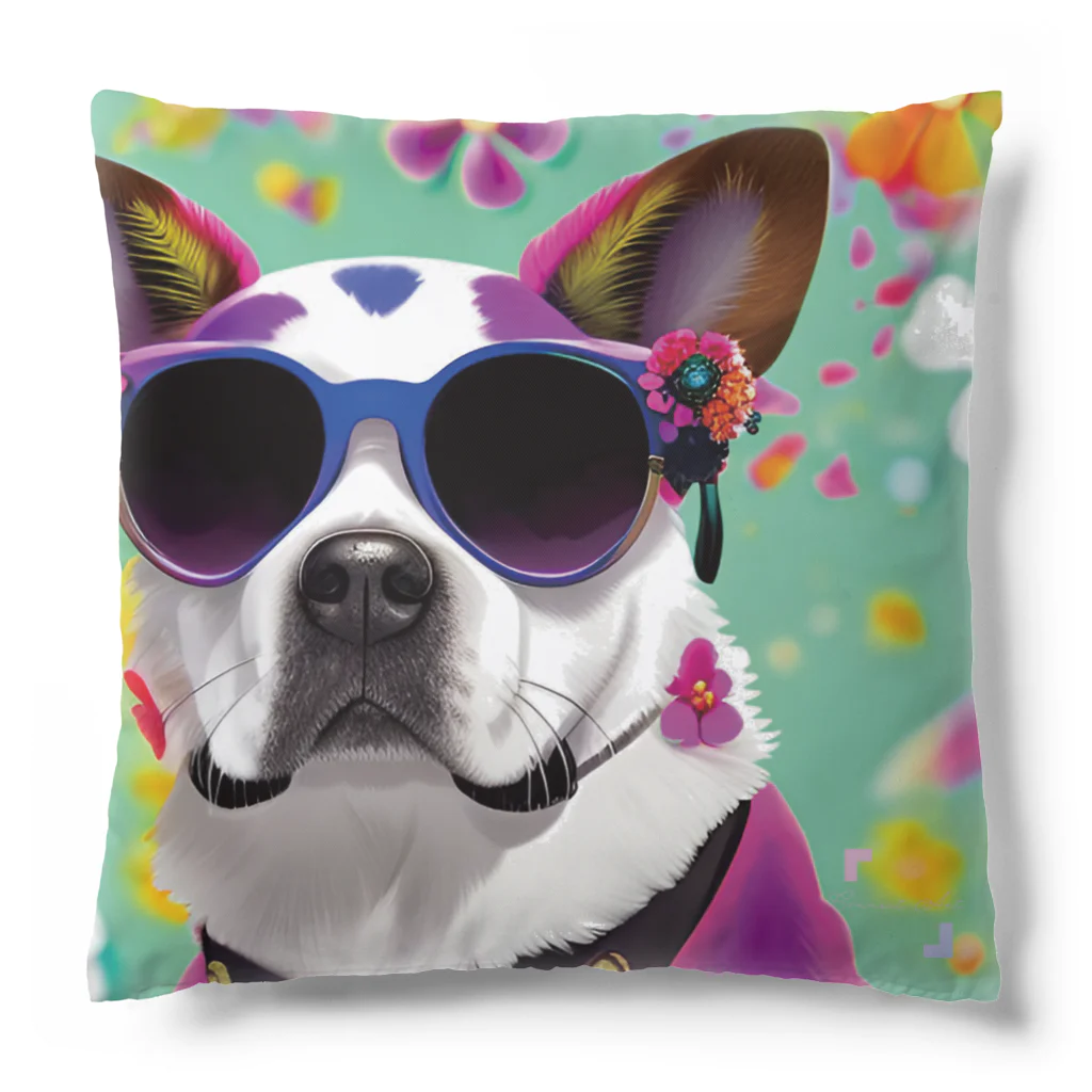 Connect Art SUZURI STOREのConnect Art 004 Dog Cushion