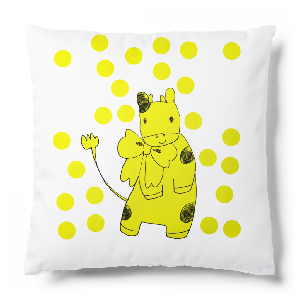 Imoco_Hayashiのキリンカラーのうしさん  Cushion