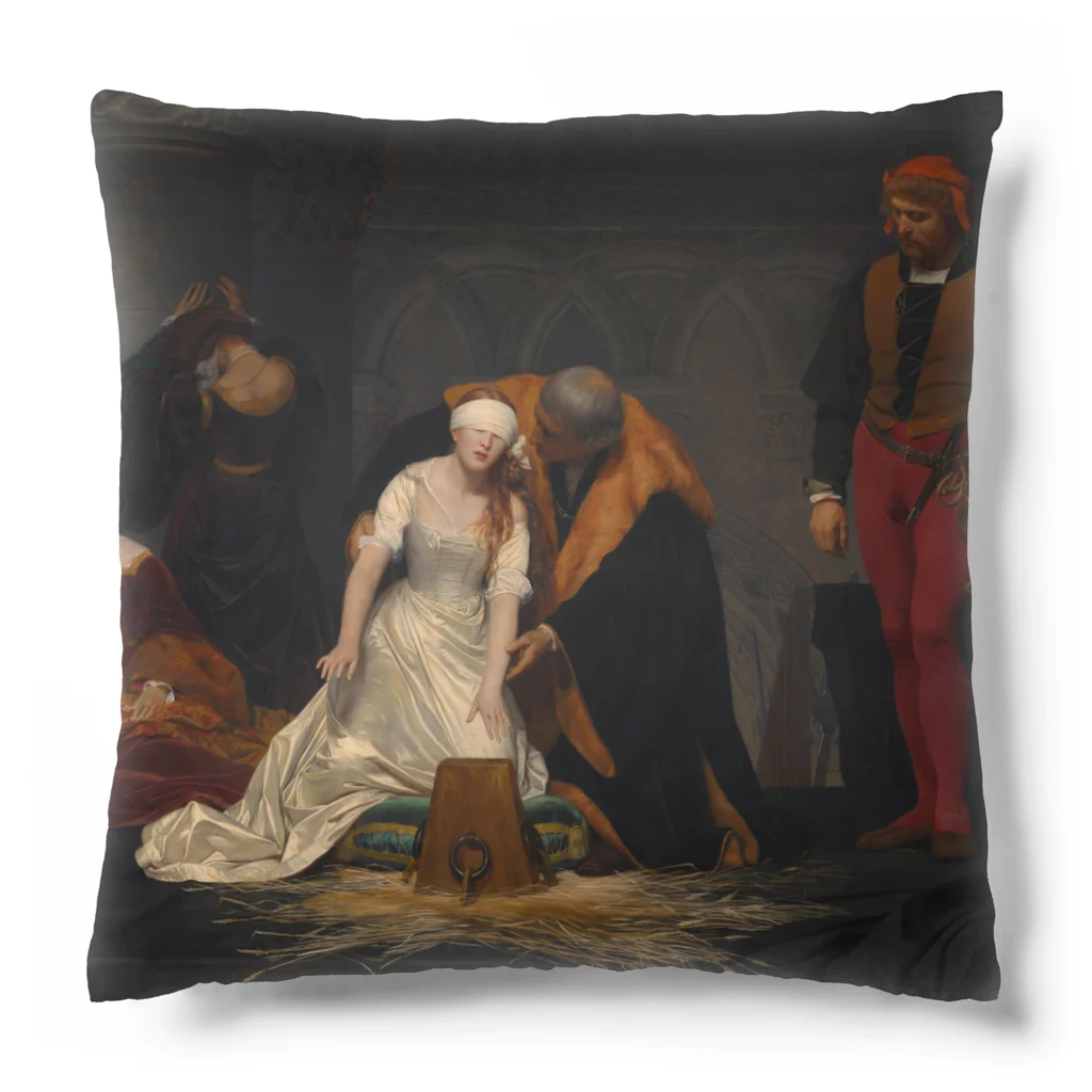 世界美術商店のレディ・ジェーン・グレイの処刑 / The Execution of Lady Jane Grey Cushion