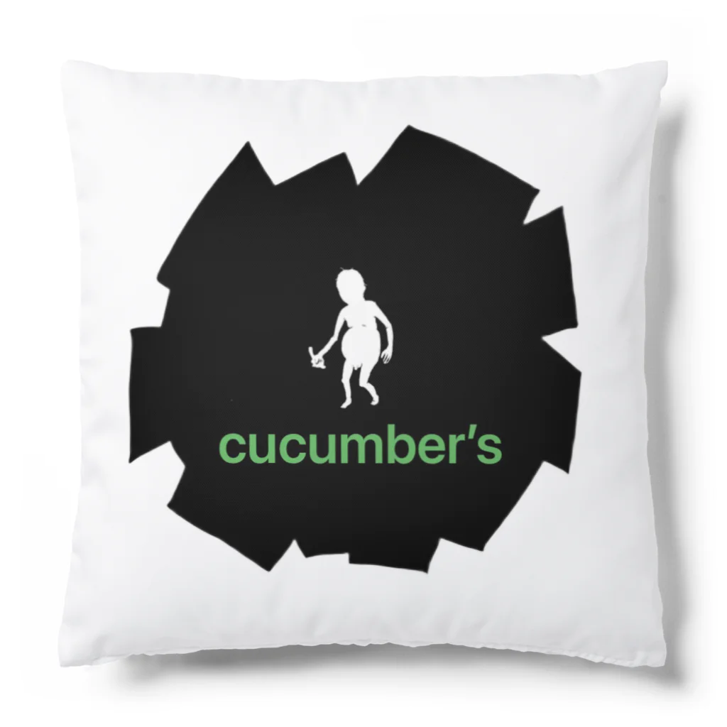 しりぱんだのストリート系お洒落きゅうり宇宙人cucumbers クッション