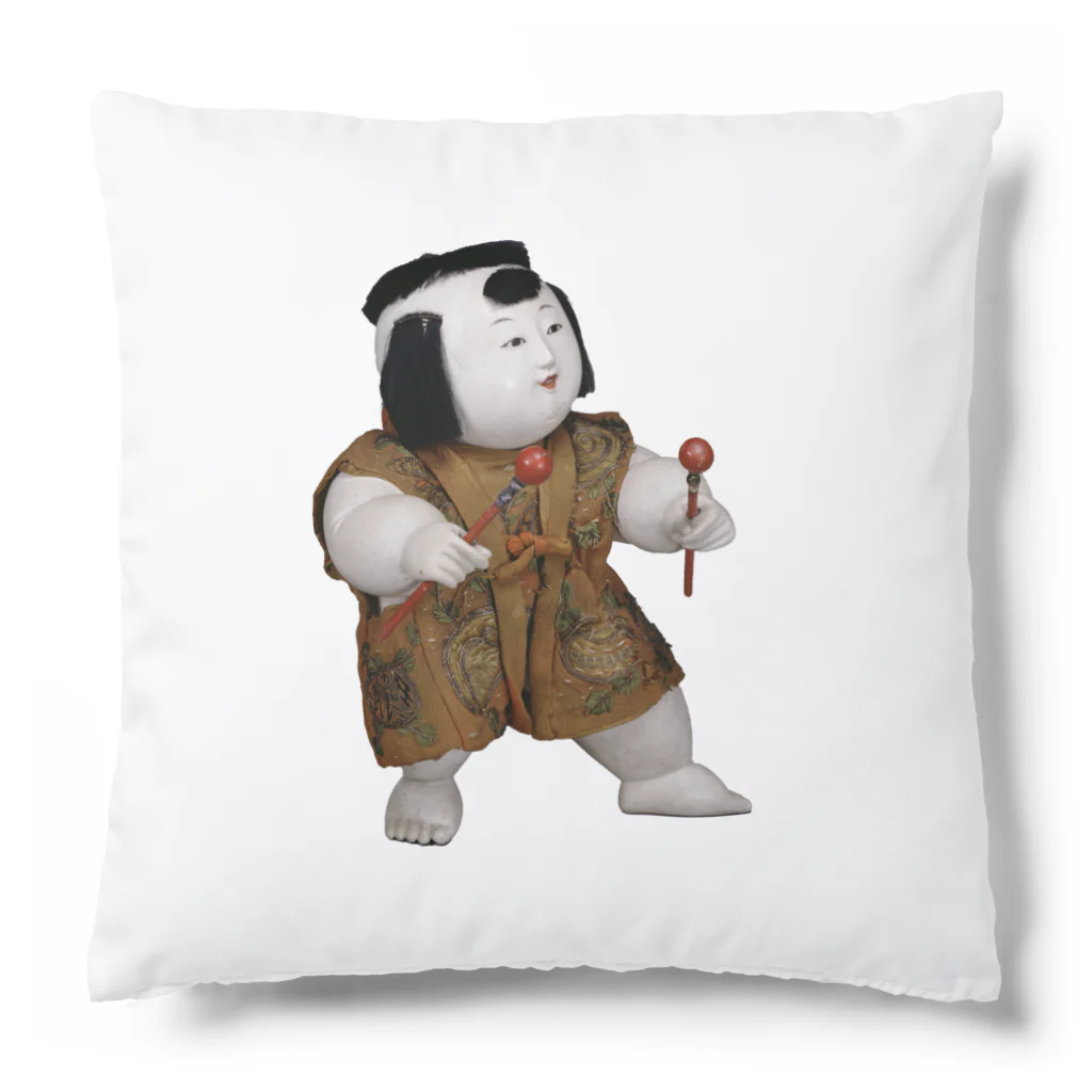 メディア木龍・谷崎潤一郎研究のつぶやきグッズのお店の御所人形（大） Cushion