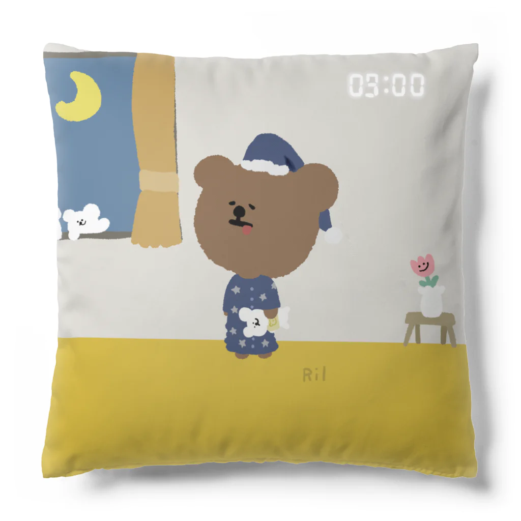 Ril_artworkのなぬ、立ったまま眠れるん Cushion