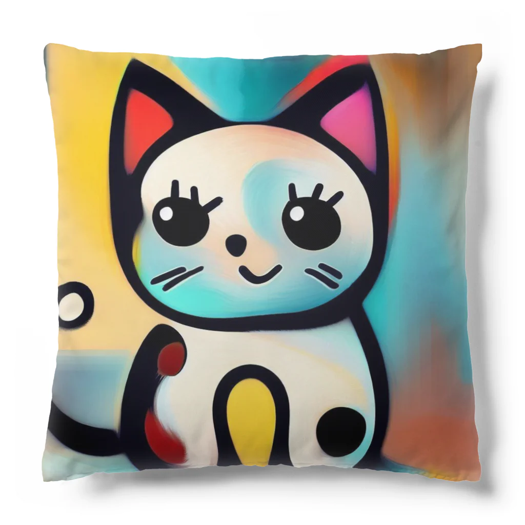 T2 Mysterious Painter's ShopのMysterious Cat Cushion