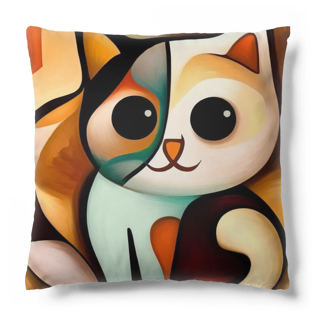 T2 Mysterious Painter's ShopのMysterious Cat Cushion