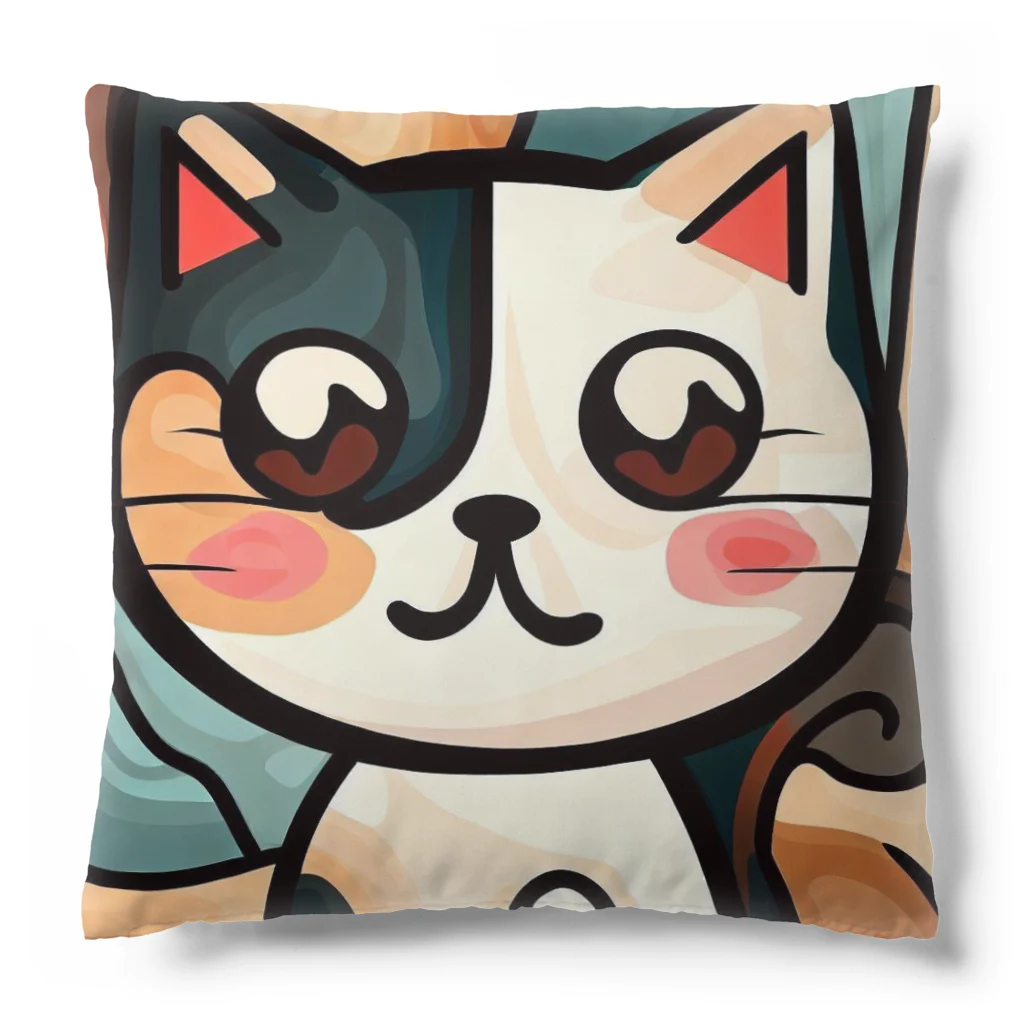 T2 Mysterious Painter's ShopのMysterious Cat Cushion