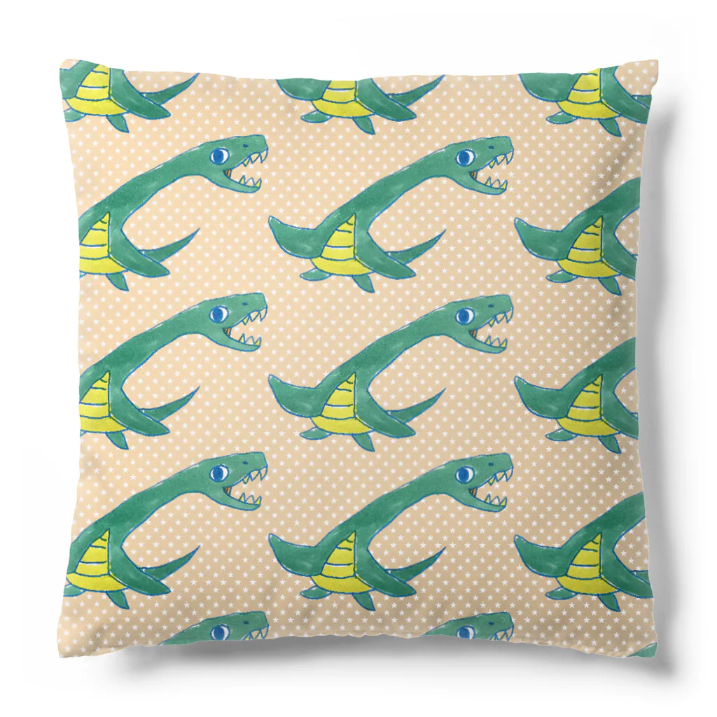 DiNOSAUR MARKeT/恐竜の元気いっぱいフタバスズキリュウ Cushion