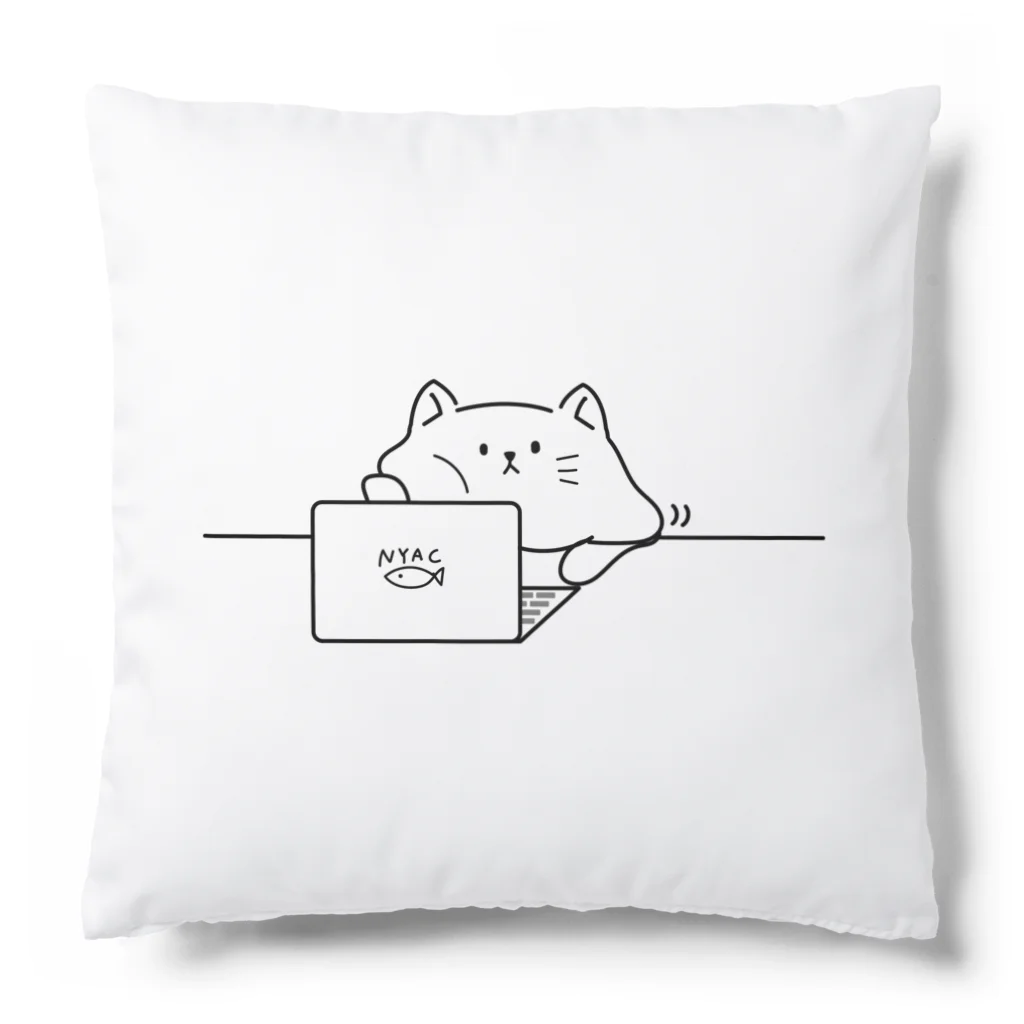 COMEUの猫のもっち　火水木がだるいのよ Cushion