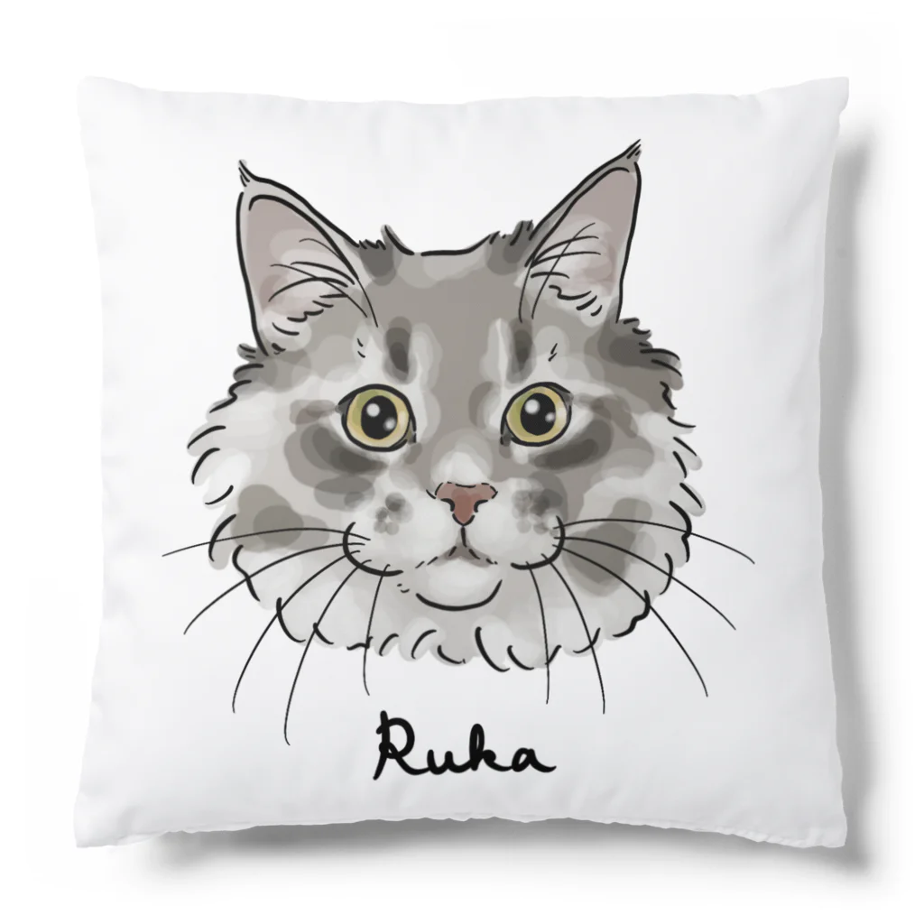 みきぞーん｜保護猫 ミッキー画伯と肉球とおともだちのruka Cushion