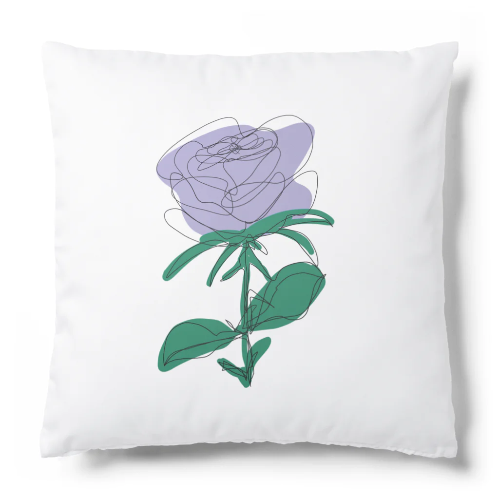 サラスシのmy ROSE パープル Cushion