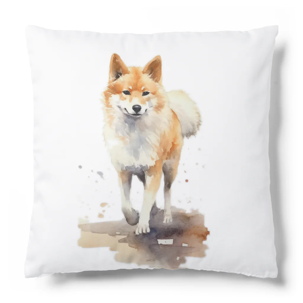 News US Suzuri Storeの柴犬アート 其の壱 Cushion