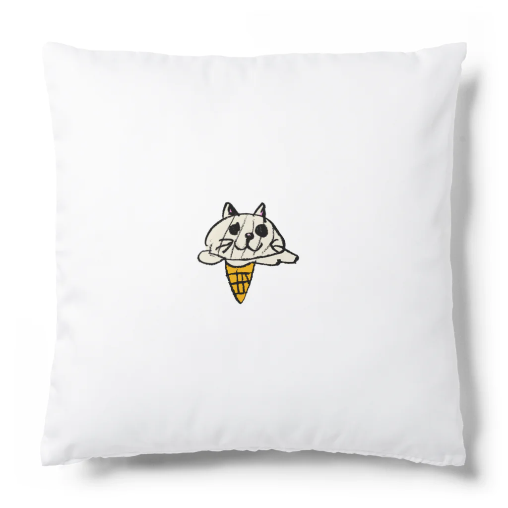 ModernAgeのアイスクリーム猫 Cushion