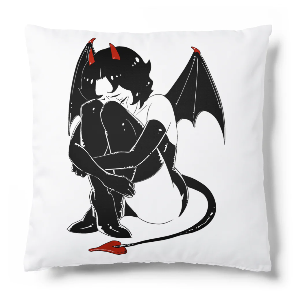 rebami2020の悪魔ちゃん　泣きたい夜に Cushion