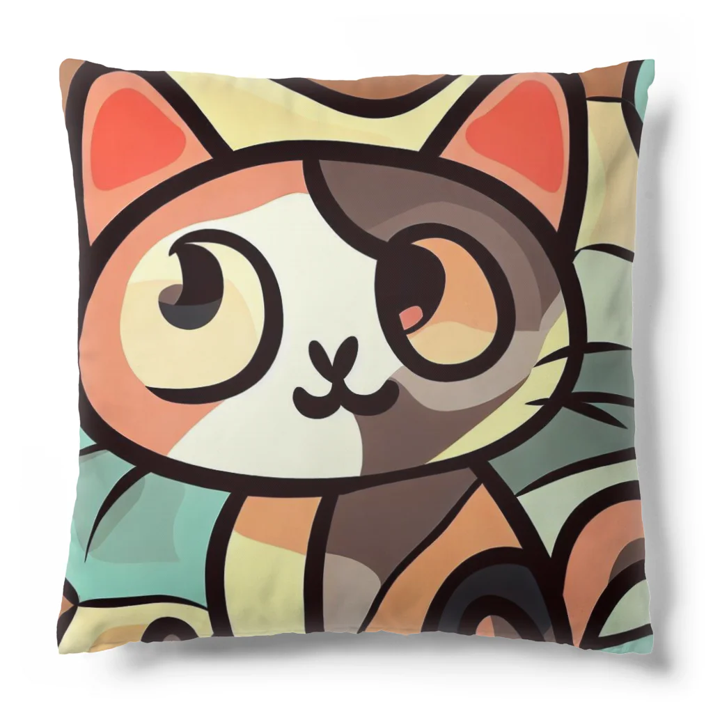 T2 Mysterious Painter's ShopのMysterious Cat Cushion