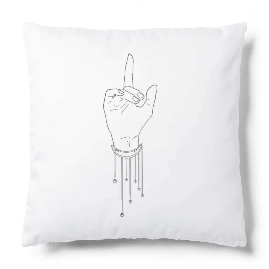 みお イラストショップのシンプルな手 Cushion