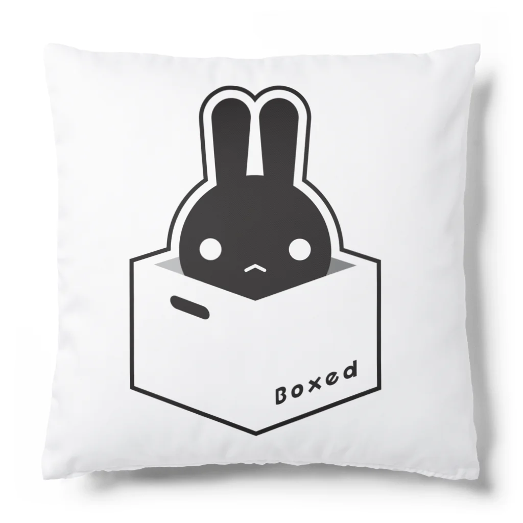 ツギハギ ニクの【Boxed * Rabbit】黒Ver クッション