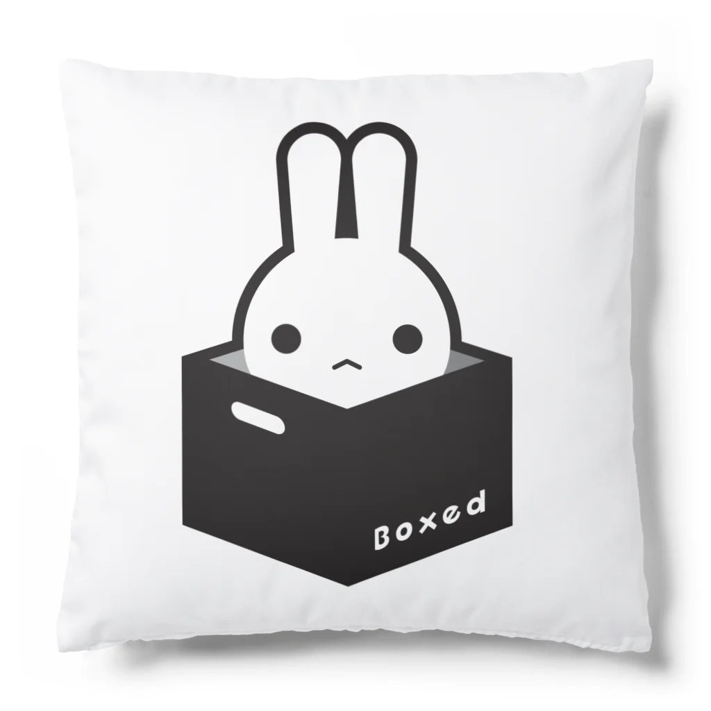 ツギハギ ニクの【Boxed * Rabbit】白Ver クッション