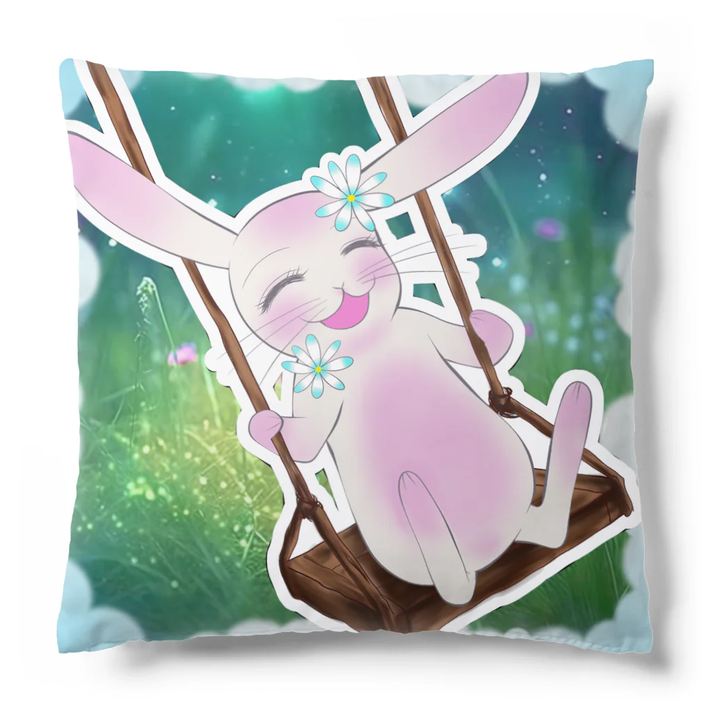Rabbitflowerのステッカー風#004 Cushion
