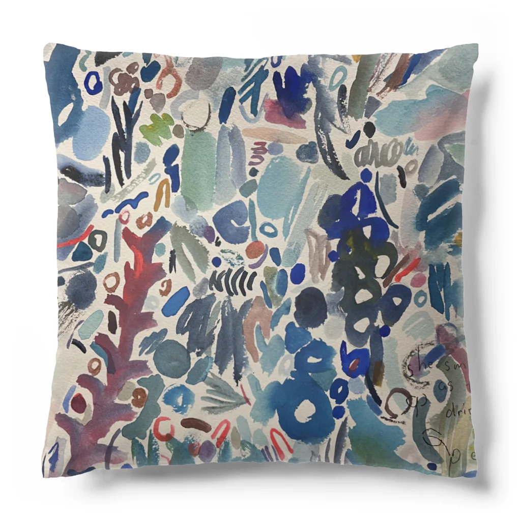 ennakonomaのabstract3 Cushion