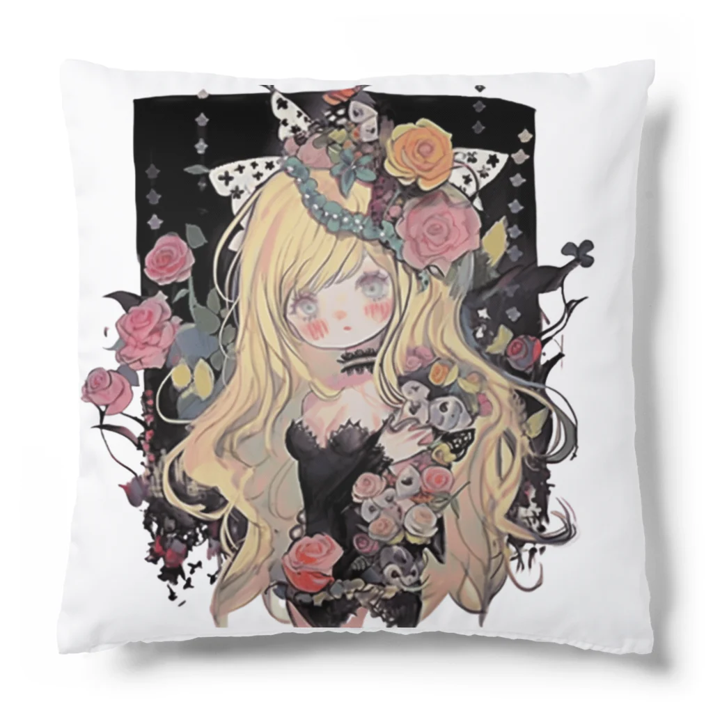 天道虫の花冠姫 Cushion