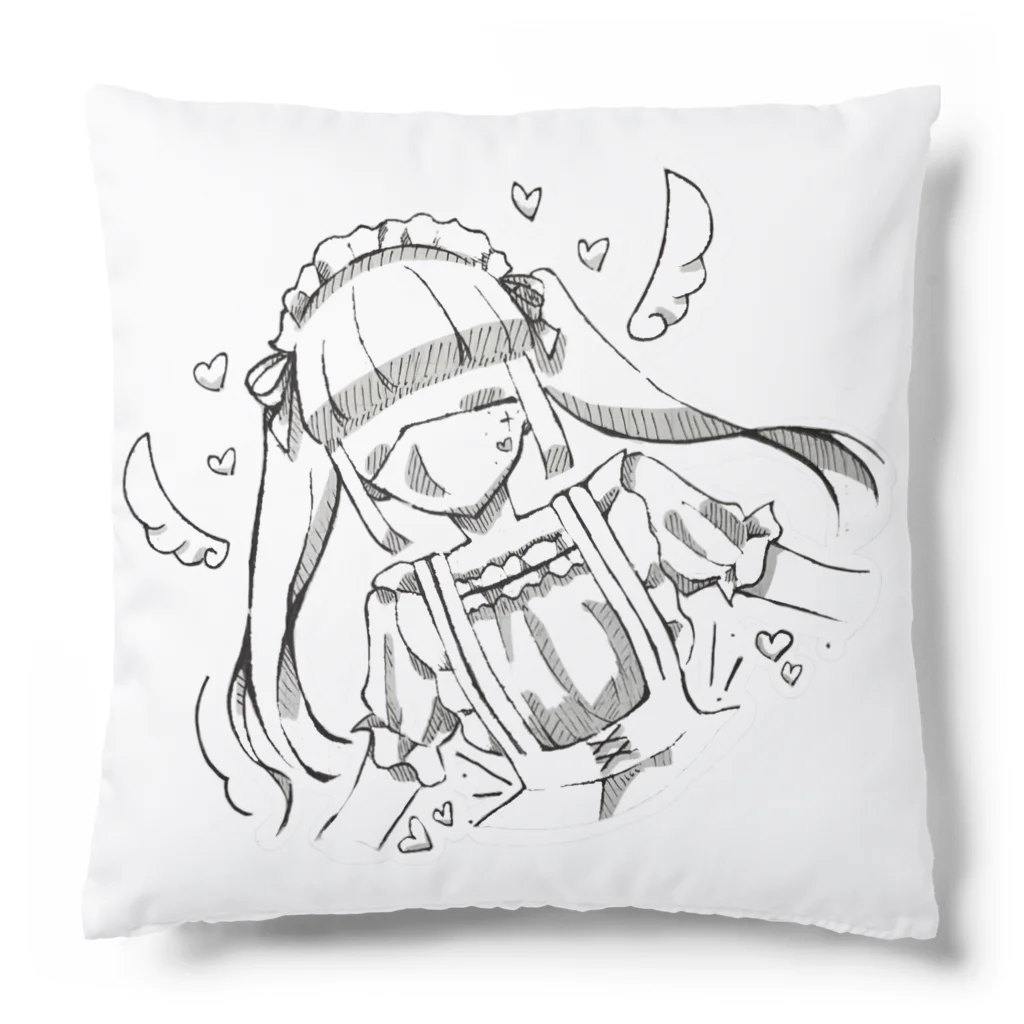 littlesのかわいいてんしめいどちゃん Cushion