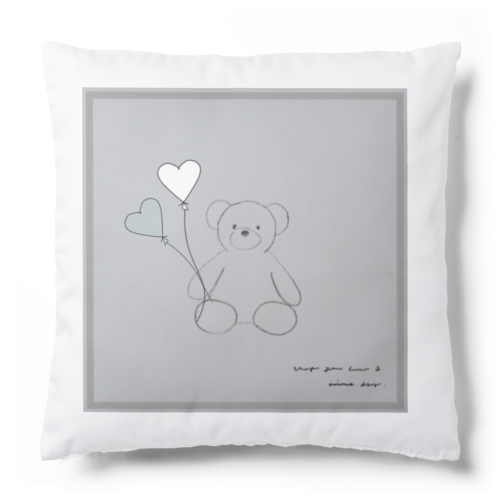 rilybiiの🧸 Bear and heart balloon.  Cushion