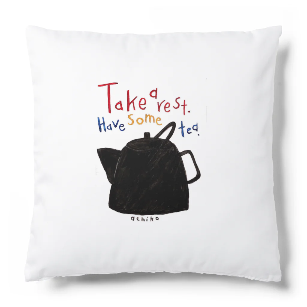 あちこささやまのTake a rest. Hove some tea.  Cushion